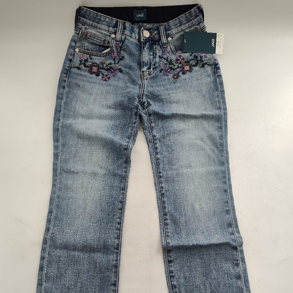 Jag Women's Carter Girlfriend Jeans Size 0W/24L                        P#373@CMK